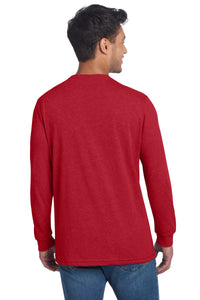 Next Level Apparel Adult CVC Long Sleeve Tee NL6211 - Red Back