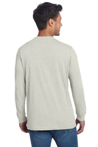 Next Level Apparel Adult CVC Long Sleeve Tee NL6211 - Sand Back