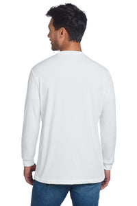 Next Level Apparel Adult CVC Long Sleeve Tee NL6211 - White Back