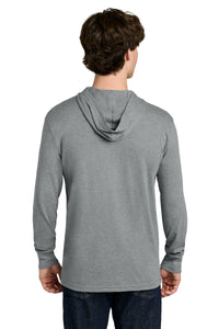 Next Level Apparel CVC Long Sleeve Hoodie NL6221 - Dark Heather Gray Back