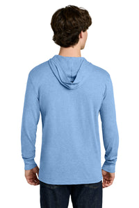 Next Level Apparel CVC Long Sleeve Hoodie NL6221 - Heather Columbia Blue Back