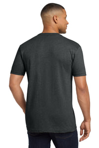 Next Level Apparel  Adult CVC Sueded Tee - Heather Metal Back