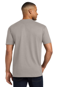 Next Level Apparel  Adult CVC Sueded Tee - Light Gray Back