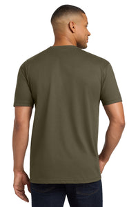 Next Level Apparel  Adult CVC Sueded Tee - Military Green Back