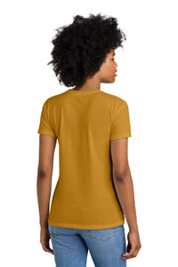Next Level Apparel Women's CVC Relaxed Tee NL6600 - Antique Gold Back