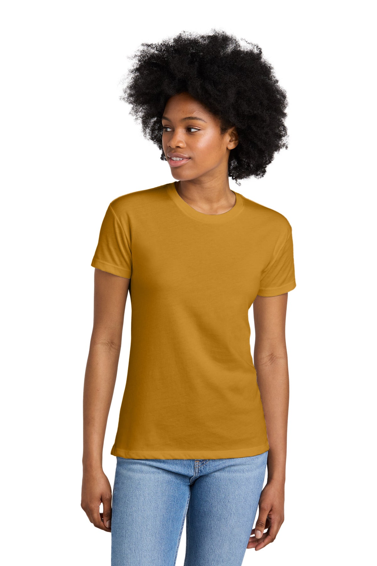 Next Level Apparel Women's CVC Relaxed Tee NL6600 - Antique Gold
