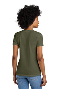 Next Level Apparel Women's CVC Relaxed Tee NL6600 - Military Green Back