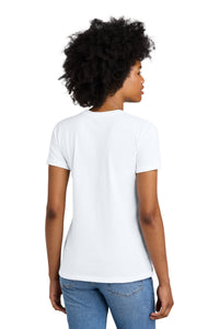 Next Level Apparel Women's CVC Relaxed Tee NL6600 - White Back