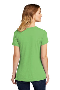 Next Level Apparel  Women's CVC Tee - Apple Green Back