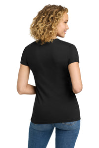 Next Level Apparel  Women's CVC Tee - Black Back