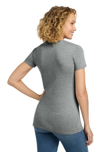 Next Level Apparel  Women's CVC Tee - Dark Heather Gray Back