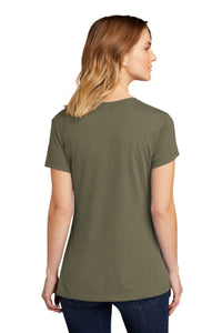 Next Level Apparel  Women's CVC Tee - Light Olive Back