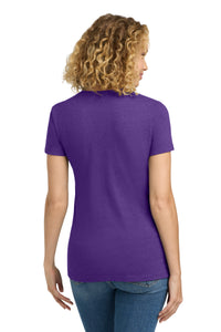 Next Level Apparel  Women's CVC Tee - Purple Rush Back