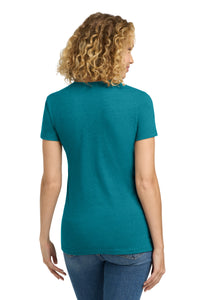 Next Level Apparel  Women's CVC Tee - Teal Back
