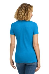 Next Level Apparel  Women's CVC Tee - Turquoise Back