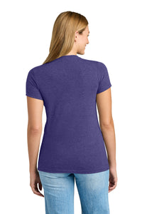 Next Level Apparel  Women's Tri-Blend Tee - Purple Rush Back