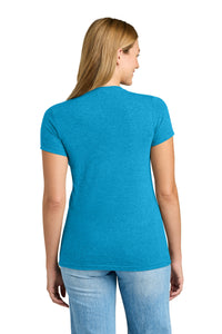 Next Level Apparel  Women's Tri-Blend Tee - Vintage Turquoise Back