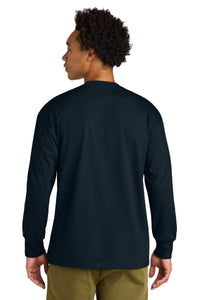 Next Level Apparel Heavyweight Long Sleeve Tee NL7211 - Midnight Navy Back