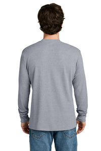 Next Level Apparel Ideal Thermal Long Sleeve Tee NL8211 - Heather Gray Back
