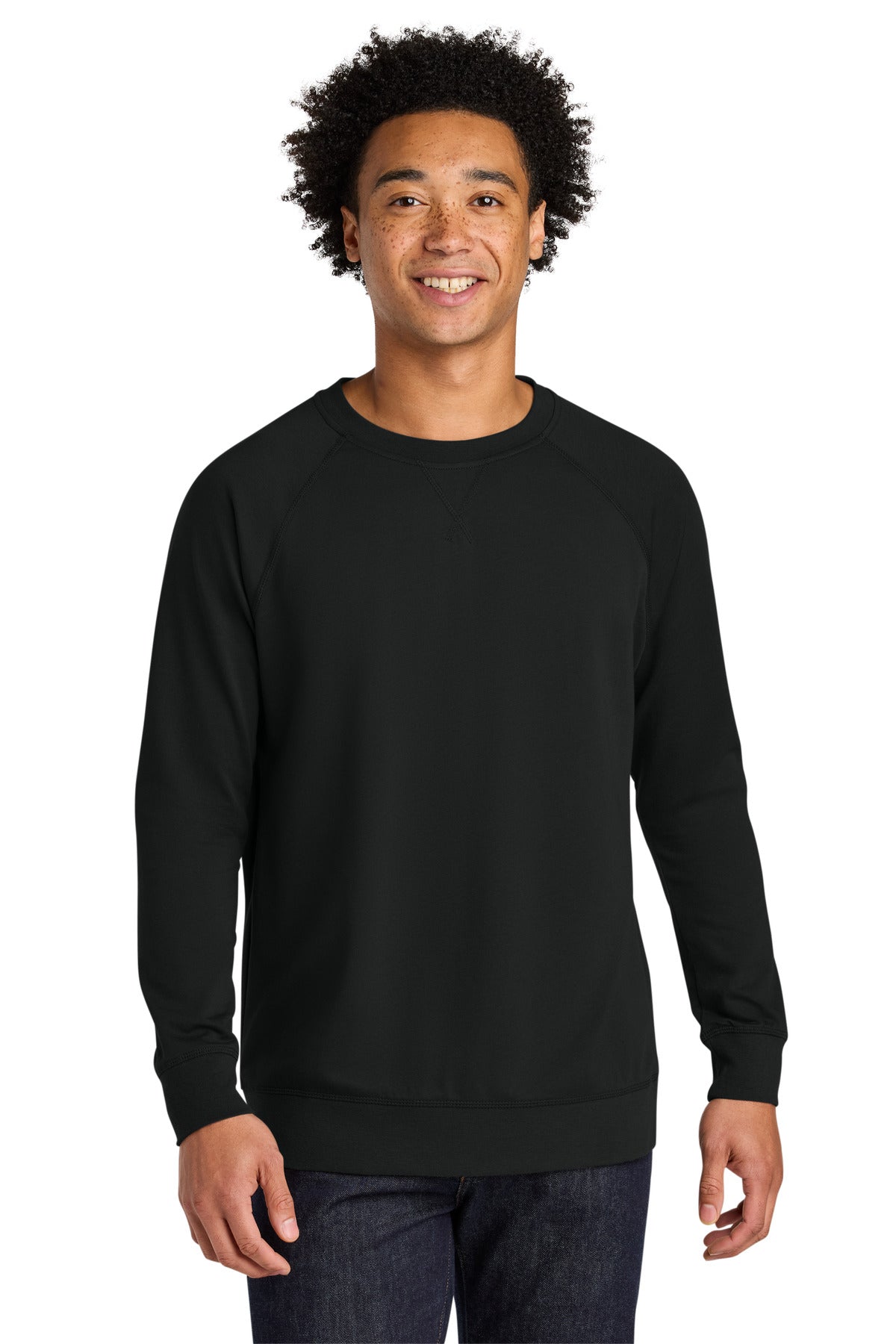 Next Level Apparel Laguna Raglan Sweatshirt NL9000 - Black