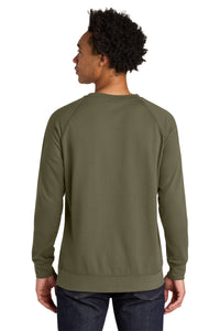 Next Level Apparel Laguna Raglan Sweatshirt NL9000 - Military Green Back