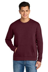 Next Level Apparel Santa Barbara Pocket Sweatshirt NL9001 - Maroon