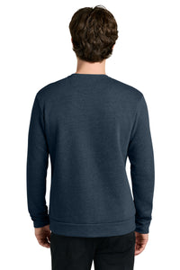 Next Level Apparel Adult Malibu Crewneck Sweatshirt NL9002 - Heather Midnight Navy Back