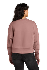 Next Level Apparel Women's Heavyweight Sweatshirt NL9087 - Desert Pink Back