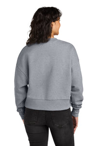 Next Level Apparel Women's Heavyweight Sweatshirt NL9087 - Heather Gray Back