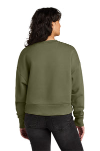 Next Level Apparel Women's Heavyweight Sweatshirt NL9087 - Light Olive Back