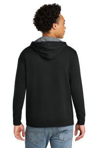 Next Level Apparel Laguna Hoodie NL9301 - Black/ Heather Gray Back