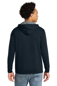 Next Level Apparel Laguna Hoodie NL9301 - Midnight Navy/ Heather Gray Back