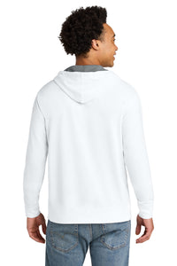 Next Level Apparel Laguna Hoodie NL9301 - White/ Heather Gray Back