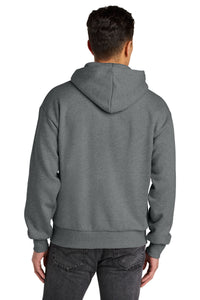 Next Level Apparel Heavyweight Hoodie NL9307 - Heather Gray Back
