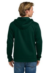 Next Level Apparel Adult Santa Barbara Zip Hoodie - Forest Green Back