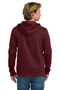 Next Level Apparel Adult Santa Barbara Zip Hoodie - Maroon Back