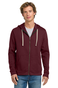 Next Level Apparel Adult Santa Barbara Zip Hoodie - Maroon
