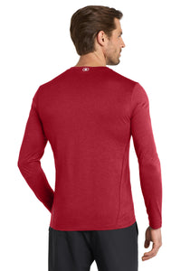 OGIO Long Sleeve Pulse Crew - Ripped Red Back