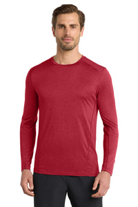 OGIO Long Sleeve Pulse Crew - Ripped Red