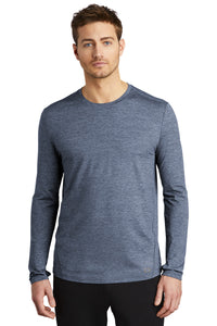 DISCONTINUED OGIO  Force Long Sleeve Tee OE340 - Blue Indigo Heather