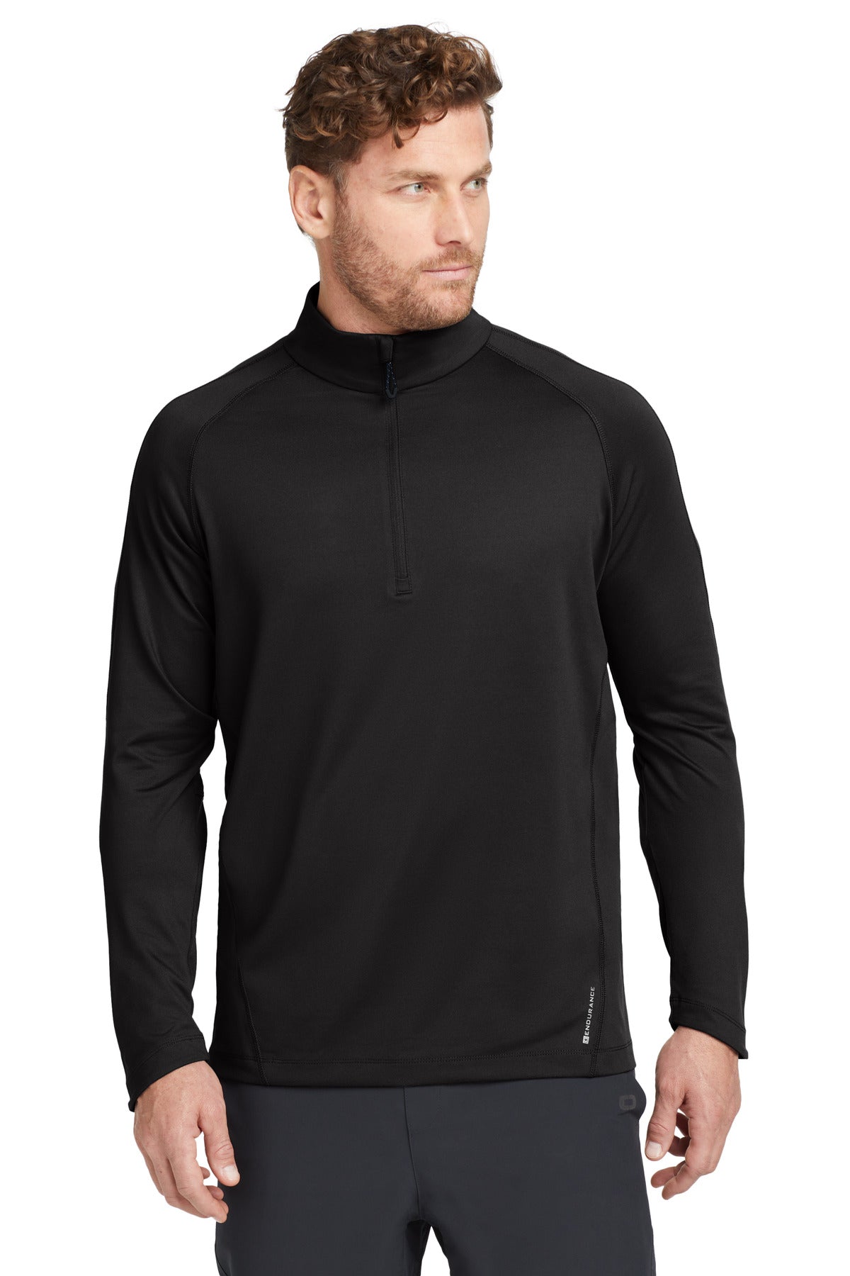 OGIO Radius 1/4-Zip - Blacktop