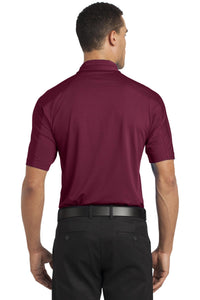 OGIO Linear Polo - Molten Maroon Back
