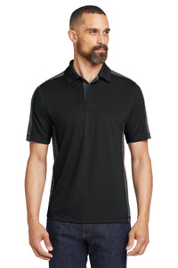 DISCONTINUED OGIO - Trax Polo - Blacktop/ Diesel Grey/ Signal Red