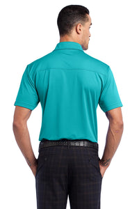 DISCONTINUED OGIO Axle Polo - Teal Spark Back