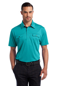 DISCONTINUED OGIO Axle Polo - Teal Spark