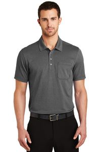 DISCONTINUED OGIO Express Polo - Blacktop Herringbone