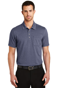 DISCONTINUED OGIO Express Polo - Blueprint Herringbone