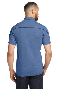 OGIO  Tread Polo - Blue Heather Back