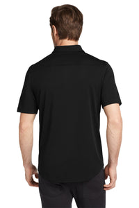 OGIO  Gravitate Full-Button Polo - Blacktop Back