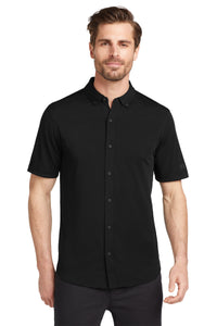 OGIO  Gravitate Full-Button Polo - Blacktop